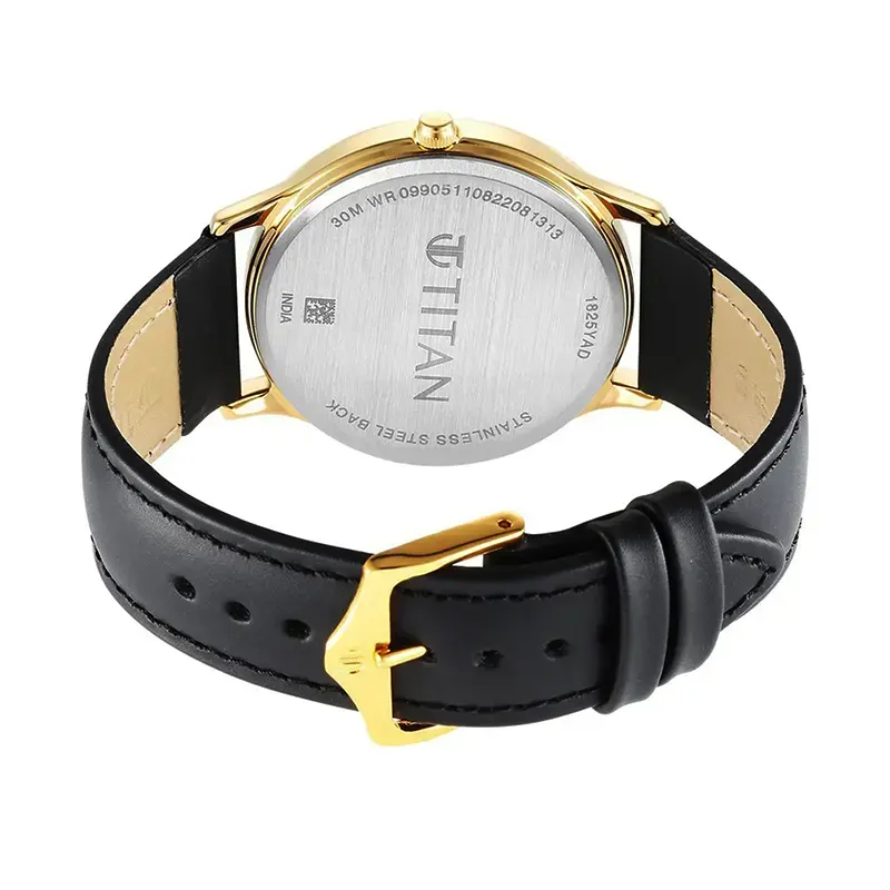 Titan Karishma Leather Strap Men's Watch | 1825YL05